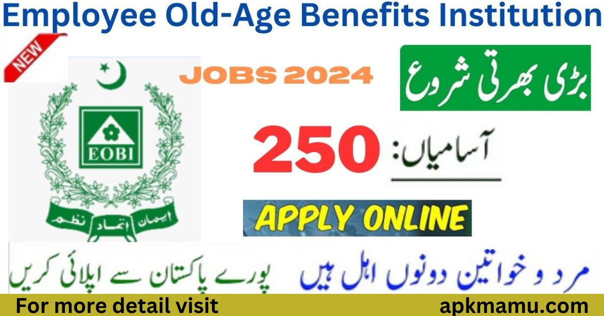 Latest Employees Old Age Benefits Institution EOBI Management Posts Karachi 2024