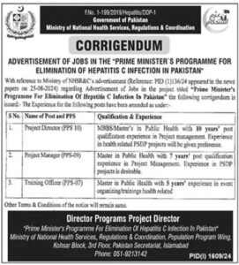 Government Job Openings in Islamabad, Pakistan – Apply Now for 2024 Opportunities with NHSRC