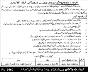 Clerk Jobs 2024 in Gujranwala: Apply Now at District Education Authority (DEA)